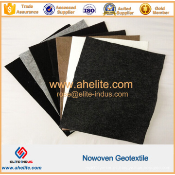 Nonwoven Stape Fiber Polypropylene Geogtextile para Ingeniería Civil